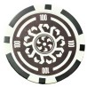 Pokerchips "CELTIK 100" - 12g - aus ABS mit Metalleinsatz - in Rollen zu je 25 Chips.