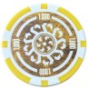 Pokerchips "CELTIK 1000" - 12g - aus ABS mit Metalleinsatz - in Rollen mit 25 Chips.