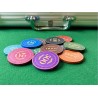 Żeton do pokera "CROWN OF LAUREL - 50" - ceramiczny - 10g - sprzedawany pojedynczo