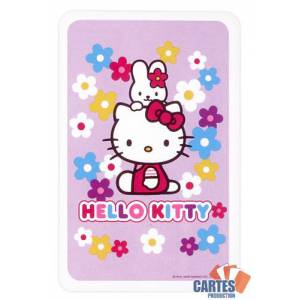 Coffret métal Hello Kitty - 2 jeux de cartes + 1 figurine