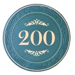 Żeton do pokera "CROWN OF LAUREL - 200" - ceramiczny - 10g - sprzedawany na sztuki