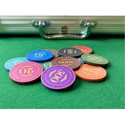 Żeton do pokera "CROWN OF LAUREL - 20" - z ceramiki - 10g - sprzedawany osobno