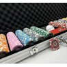 500 "CELTIK" poker chips set - TOURNAMENT version - made of 12g metal-inserted ABS - with accessories