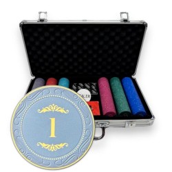 300-piece poker chips set...
