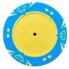 Light Blue "SUN" Poker Chip - stickerless - customizable