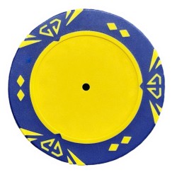 Gettone da poker "SUN BLU SCURO" senza adesivi - personalizzabile