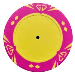 Pokerchip "SUN FUSHIA" ohne Aufkleber - individuell gestaltbar