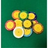 Ficha de póker "BLACK SUN" sin pegatinas - personalizable