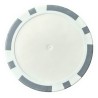 "8 GREY SPOTS" customisable poker chips - made of ABS plastic - no stickers - roll of 25 chips - 40mm diameter.