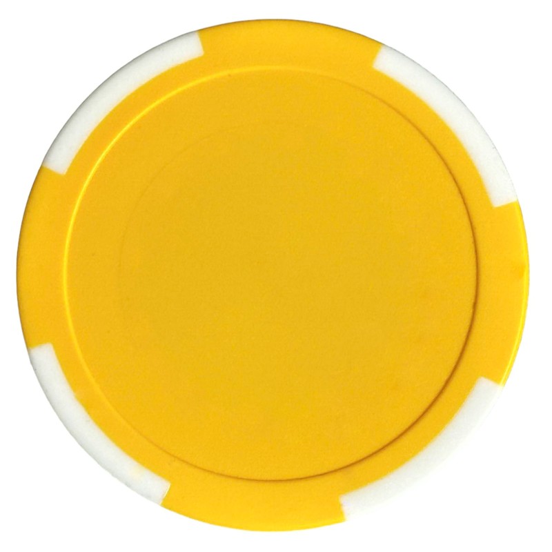Jeton de poker Diamond Blanc 100000 | Clay Composite insert metal 14g