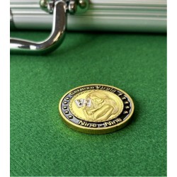 Card Guard "GERMAN VIRGIN" in ottone - 40mm