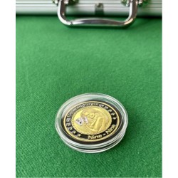 Card Guard "GERMAN VIRGIN" en laiton – 40mm
