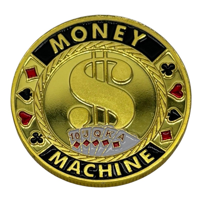 "MONEY MACHINE" in brass - 40mm