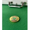 Guarda de cartas "BUENA SUERTE" en latón - 40mm