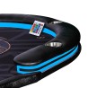 POKER TABLE "ANUBIS" - with LED - XL 9 players + dealer - drop box