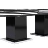 POKER TABLE "ANUBIS" - with LED - XL 9 players + dealer - drop box