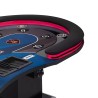 POKER TABLE "THE SPADE" - with LED - XL 10 players + dealer - drop box