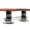 POKERTAFEL "THE HEART" - XL 10 spelers + croupier - dropbox