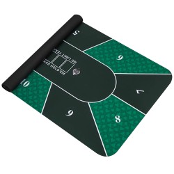 Poker mat "GREEN CROWN"