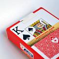 Fournier "EPT" ROJO - Baraja de 55 cartas 100% plástico - formato de póker - 2 índices Jumbo