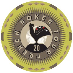Zeton do pokera "FRENCH POKER TOUR 20" - ceramiczny - 10g - sprzedawany na sztuki