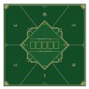 Dywan do pokera "OLD FASHIONED SQUARE XL" - 100 x 100 cm x 2 mm - dżersej z neoprenu.