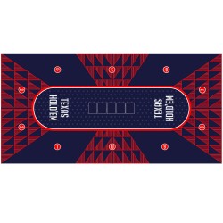 "Poker mat "GEOMETRIKS XL"...