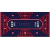 Tapete de poker "GEOMETRIKS XL" - 200 x 100 cm x 3 mm - neoprene jersey.