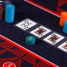 "Poker mat "GEOMETRIKS XL" - 200 x 100 cm x 3mm - neoprene jersey"