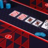 Tappeto da poker "GEOMETRIKS XL" - 200 x 100 cm x 3 mm - jersey in neoprene.