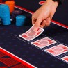 Tappeto da poker "GEOMETRIKS XL" - 200 x 100 cm x 3 mm - jersey in neoprene.