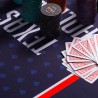 "Poker mat "GEOMETRIKS XL" - 200 x 100 cm x 3mm - neoprene jersey"