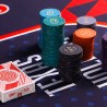 "GEOMETRIKS XL" poker mat - 200 x 100 cm x 3mm - neoprene jersey