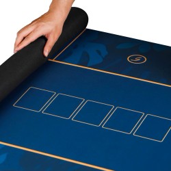 "PALM LEAF" poker mat - 180 x 90 cm x 2mm - neoprene jersey