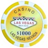 Żetony do pokera "WELCOME LAS VEGAS 1000" - ABS z wkładką metalową - rolka 25 żetonów - 11,5 g