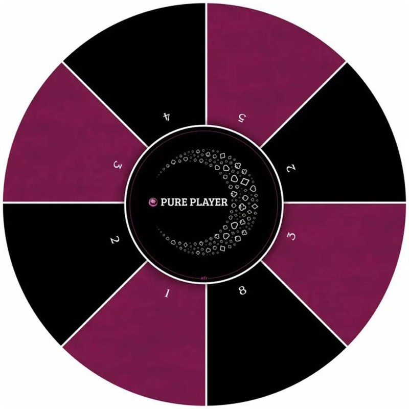 Poker Mat "LUNA PURE PLAYER" - koło - 3 rozmiary - 0/8/10 graczy - neoprenowy dżersey