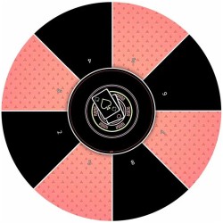 Pokerkussen "NEON RETRO" -...