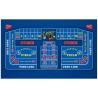 Tärningsspel "KLASSISK BLÅ" - 130 x 80 cm - neoprenjersey