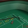"Craps table border mat "DIAMOND PYRAMIDS" - 122 cm - rubber"