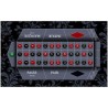 Tapis de roulette française "MODERNE GRIS" - 130 x 80 cm - rectangulaire - jersey néoprène