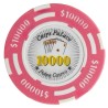 Pokerchip "CHIPS PALACE 10000" - i ler komposit med metallinlägg - 14g - säljs styckvis