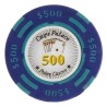 Pokerchip "CHIPS PALACE 500" - aus Tonkomposit mit Metalleinsatz - 14g - einzeln erhältlich.