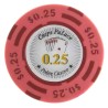 "Poker chip "CHIPS PALACE 0.25" - in clay composite with metal insert - 14g - sold individually"