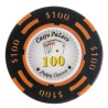 Pokerchip "CHIPS PALACE 100" - aus Tonverbundstoff mit Metalleinsatz - 14g - einzeln erhältlich