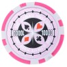 Pokerchips "ULTIMATE POKER CHIPS 10000" - aus ABS mit Metalleinsatz – Rolle mit 25 Chips – 11,5 g