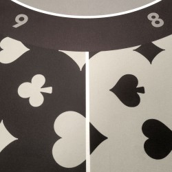 Toernooipoker tafel "BLACK" - inklapbare poten - dealer positie - 10 spelers