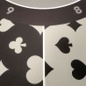 Mesa de poker de torneo "BLACK" - patas plegables - posiciÃ³n de repartidor - 10 jugadores