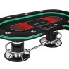 POKERBORD "ECLIPSE" med LED - XL 9 spelare + återförsäljare - drop box