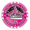 Gettone da poker "HONG KONG STAR 0,25" - in ceramica - 10g