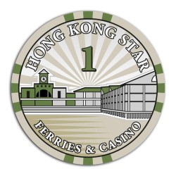 Fiche da poker "HONG KONG STAR 1" - in ceramica - 10g